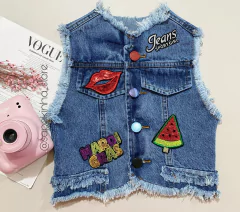 Colete jeans tumblr - comprar online