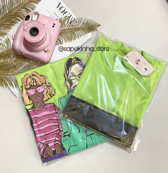 Vestido Camisão com faixa de cabelo Tumblr na internet