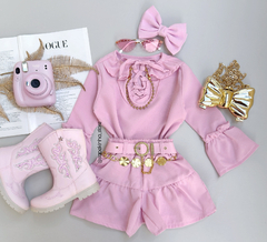 Conjunto com cinto Lilica