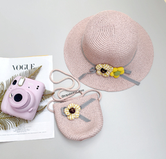 Kit chapéu com bolsa