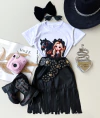 Conjunto franja Boho