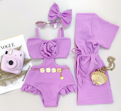 Conjunto Maiô e Kimono Helena