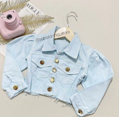 Jaqueta jeans collor blue