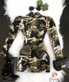 Vestigo gola camuflado