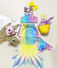 Conjunto sereia 3 peças