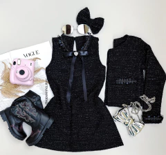 Conjunto tweed 3 peças Lara