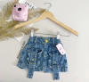 Short saia cargo Jeans