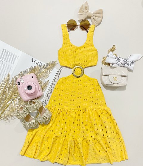 Vestido longo Glamour