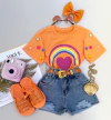 Conjunto jeans Pompom