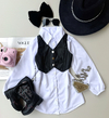 Conjunto Chemise com colete Manu
