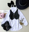 Conjunto Chemise com colete Manu