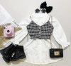 Conjunto vestido e Cropped prime Luana