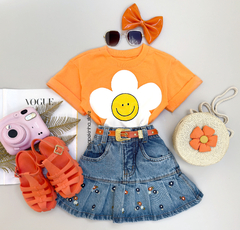 Conjunto Jeans Florzinha