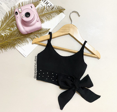 Cropped strass Bia
