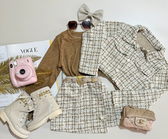 Conjunto Tweed Saia e jaqueta - comprar online