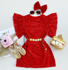 Vestido paetê Nina
