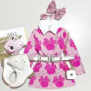 Conjunto tricô Minnie Pink