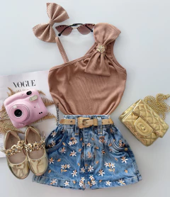 Conjunto Bordado Flor de Lara - comprar online