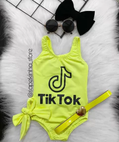 Body Tik Tok verde neon