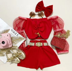 Conjunto com cinto Lary