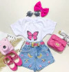 Conjunto jeans borboleta
