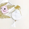 Bolsa crochê branca