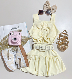 Conjunto com cinto Balonê