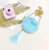 Bolsa crochê blue