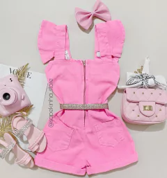 Macaquinho jeans collor Naty - comprar online