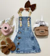 Jardineira jeans Mayla