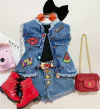 Colete jeans tumblr