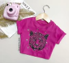 Cropped oncinha pink - comprar online