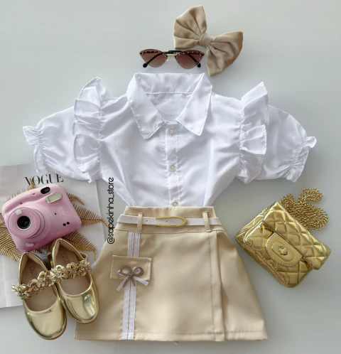 Conjunto com cinto Eulália