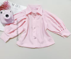 Blusa max manga princesa