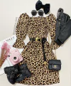 Vestido animal print