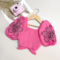 Cropped bordado Mila