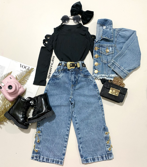Calça jeans corrente