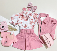 Conjunto Jaqueta e short saia Mila