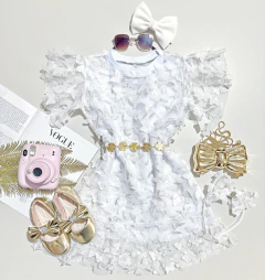 Vestido Belinha com tiara 3D