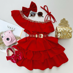 Vestido babadinho Júlia