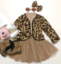 Conjunto com casaco Print - comprar online