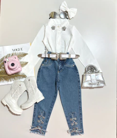 Conjunto Ana Castela Jeans - comprar online
