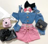 Short linho Barbie