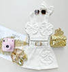 Conjunto Flor pérola com cinto
