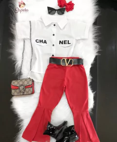 Conjunto flare Chanel - comprar online