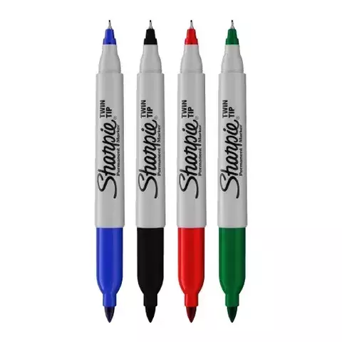 Marcador permanente doble punta Sharpie x unidad