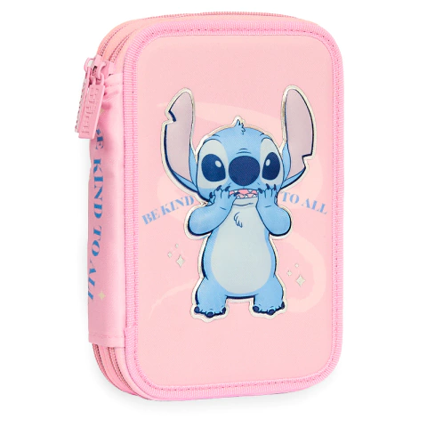 Cartuchera Dos pisos Stitch Mooving