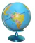Globo terráqueo 14cm - Art. 147W