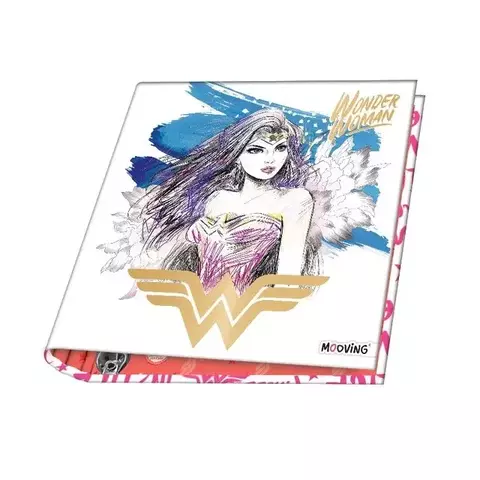 Carpeta Mooving 3x40 escolar Wonder Woman