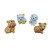 Juliana pets x4 mascotas con accesorios - Art. Sisjul114 en internet